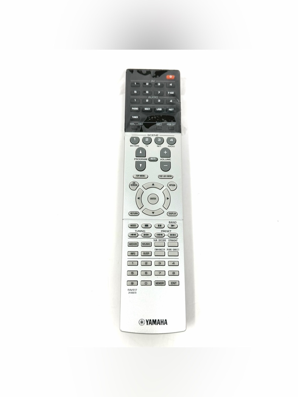 Genuine Yamaha RAV517 OEM Remote Control For ZK06670 Receiver NOS NEW